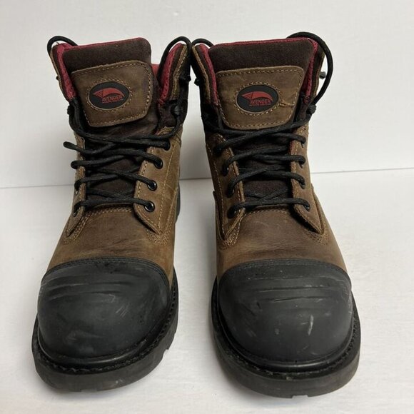 Avenger Mens A7542 7” Work Boot Brown Size 9.5 EE main image 5